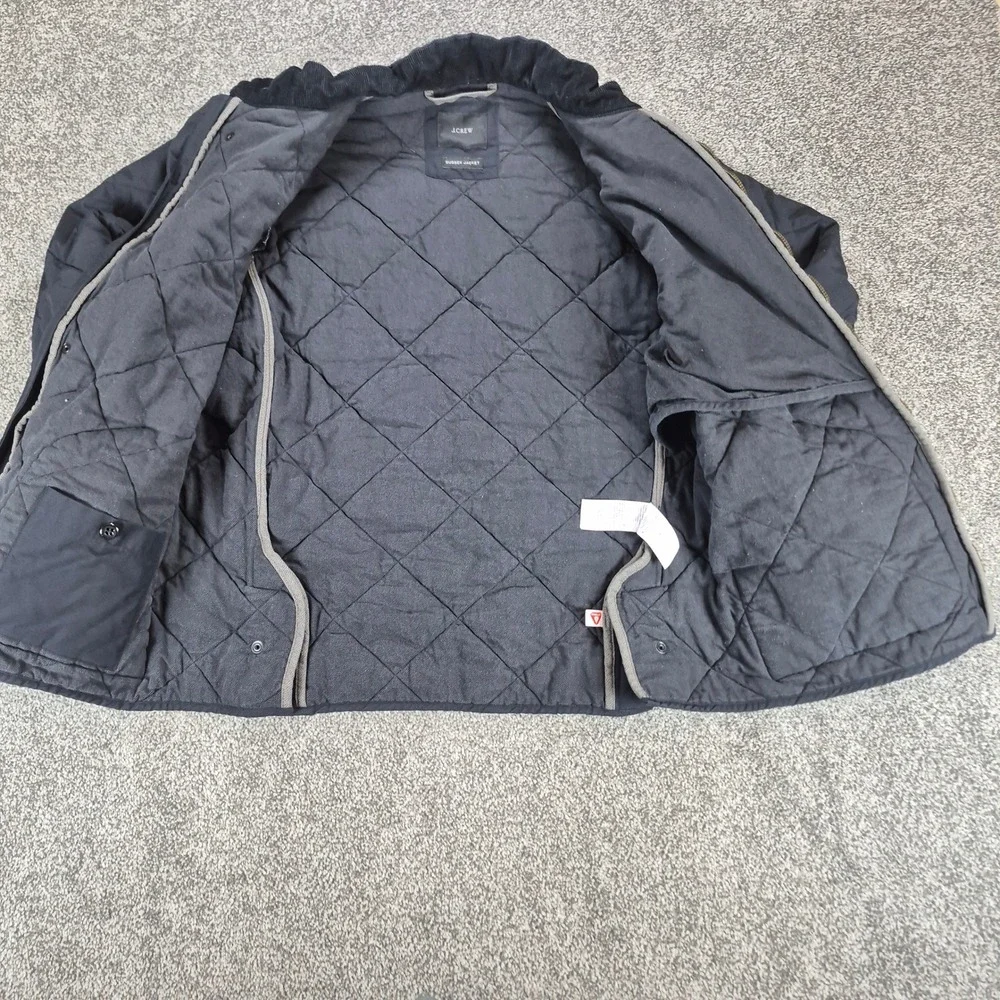 J.Crew Sussex Quilted Jacket Mens Small‎ Navy Blue Primaloft Insulated